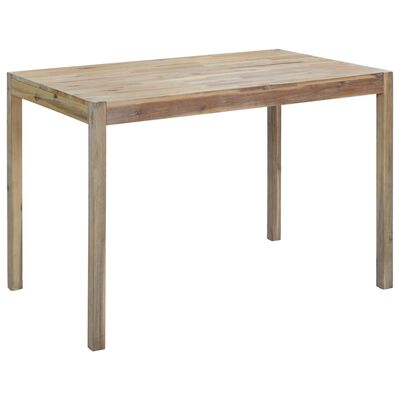 vidaXL Jedilna miza 120x70x75 cm trden akacijev les
