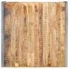 vidaXL Klubska mizica 120x120x40 cm robusten mangov les