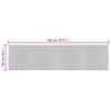 vidaXL Preproga pravokotna rjava 100x400 cm bambus