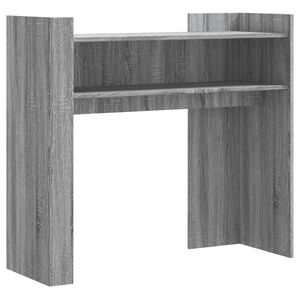 vidaXL Konzolna mizica siva sonoma 100x35x90 cm inženirski les