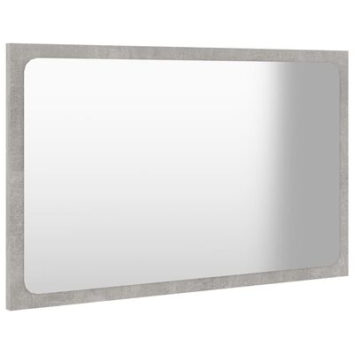vidaXL Kopalniško pohištvo 2 kosa betonsko sive barve iverna plošča