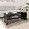 vidaXL Klubska mizica črna 100x40x40 cm iverna plo&scaron;ča