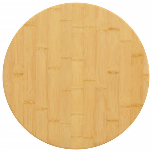 vidaXL Mizna plošča Ø50x4 cm bambus