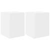 vidaXL TV stenska omara 2 pcs Bela 30 x 31 x 40 cm Konstruiran les