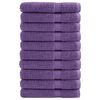 vidaXL Premium brisače SOLUND 10kos vijolična 100x200cm 600 g/m2