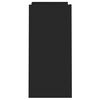 vidaXL Komoda črna 73,5x35x75 cm inženirski les