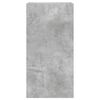 vidaXL Stenska TV omarica z LED lučkami betonsko siva 40,5x35x80 cm