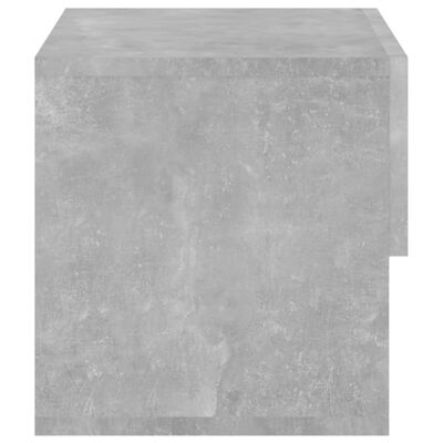 vidaXL Stenske nočne omarice 2 kosa betonsko sive