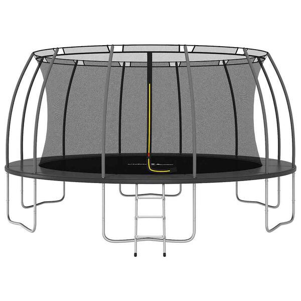 vidaXL Trampolin komplet okrogel 488x90 cm 150 kg