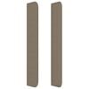vidaXL Vzglavje z u&scaron;esi taupe 103x16x118/128 cm blago