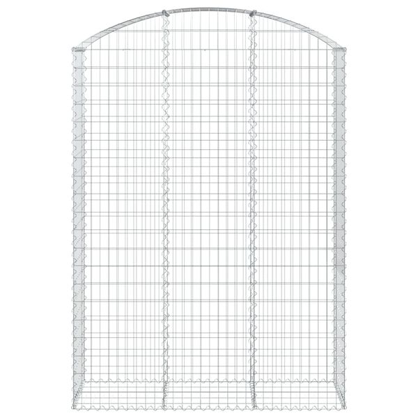 vidaXL Obokana gabonska ko&scaron;ara 150x50x200/220 cm pocinkano železo