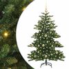 vidaXL Umetno Zložljivo Božično Drevo Zelena 150 cm PVC in jeklo