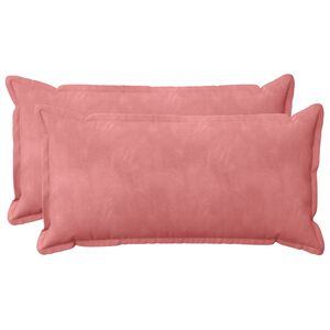 vidaXL Blazina z blazino HOUTEN 2 kos Roza Žamet
