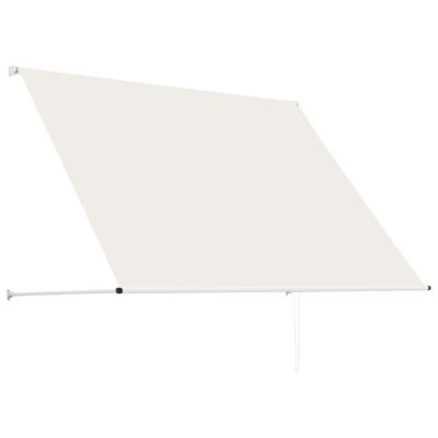 vidaXL Zložljiva tenda 200x150 cm krem