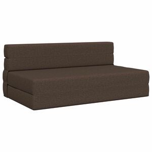 vidaXL Zložljiv kavč postelja Taupe 152 x 86,5 x 60 cm Blago