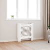 vidaXL Pokrov za radiator MDF bel 78 cm