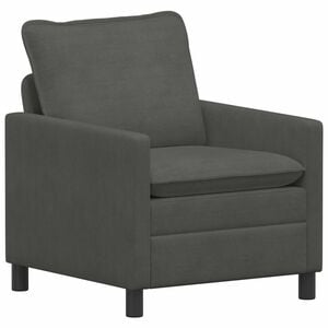 vidaXL Kavč Temno siva 76 x 81 x 87,5 cm Blago