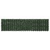 vidaXL Ograja za balkon z listi Temno zelena 300 x 75 cm