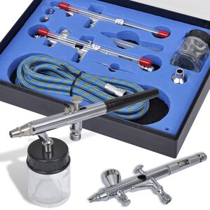 Airbrush set z 2 pršilnima pištolama