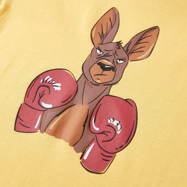 Otro&scaron;ka majica s kratkimi rokavi rumena 92