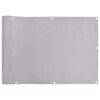 vidaXL Balkonsko platno za zasebnost sivo 800x120 cm PVC