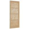 vidaXL Notranja vrata Naravna 83 x 202 cm Vezani les
