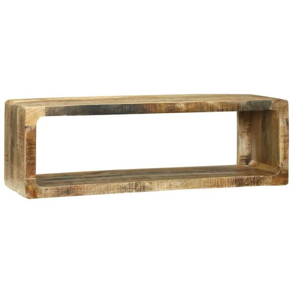 vidaXL Komplet omaric za televizor 3 pcs Rjava Trden mangov les