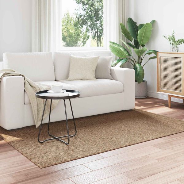 vidaXL Preproge za povr&scaron;ine HUARTE Naravna 200 x 140 cm Poliester