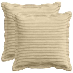 vidaXL Prevleka za blazino 2 kos HOUTEN Svetlo zelena siva 30 x 30 cm
