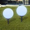 vidaXL Zunanje svetilke za osvetlitev poti 4 kosi LED 30 cm s konico