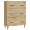 vidaXL Komoda sonoma hrast 70x34x90 cm konstruiran les