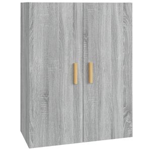 vidaXL Viseča stenska omarica siva sonoma 69,5x34x90 cm