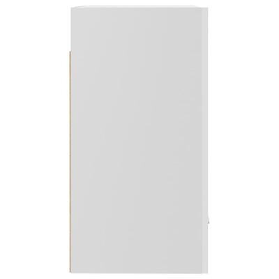 vidaXL Viseča omarica 2 kosa visok sijaj bela 50x31x60 cm