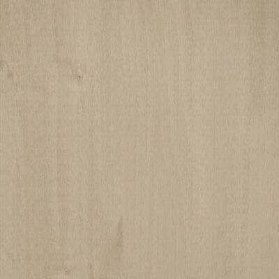 vidaXL Komoda HAMAR medeno rjava 113x40x80 cm trdna borovina