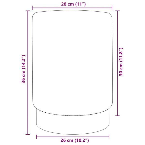 vidaXL Stolček črn in zlat žamet 28 x 36 cm