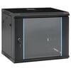 vidaXL Omrežne omarice s shranjevanjem Black 600 x 450 x 510 mm Jeklo