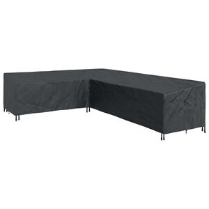 vidaXL Prevleka za pohi&scaron;tvo 355 x 275 x 80 cm 420D Oxford tkanina Črna