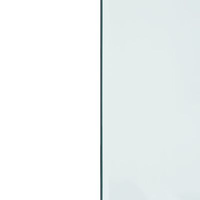 vidaXL Steklena plošča za kamin pravokotna 120x50 cm