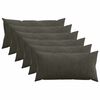 vidaXL Prevleka za blazino 6 kos HEERLEN Antracit 40 x 80 cm korduroy