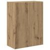 vidaXL TV stenska omara 59,5 x 31 x 80 cm Umetni hrast Inženirski les