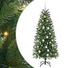 vidaXL Umestno božično drevo Zelena 150 cm PE in PVC