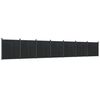 vidaXL Ograjni panel siv 1218x186 cm WPC