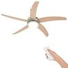 vidaXL Stropni ventilator z lučko &Oslash; 130 cm Sonoma