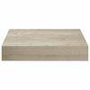 vidaXL Stenska polica barva hrasta 23x23,5x3,8 cm MDF