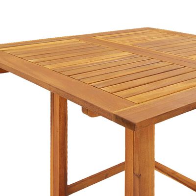 vidaXL Bistro miza 75x75x110 cm trden akacijev les