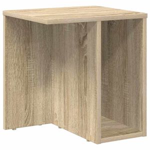 vidaXL Stranska miza Sonoma hrast 37 x 32 x 40 cm Inženirski les