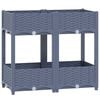 vidaXL Visoka greda 80x40x71 cm polipropilen