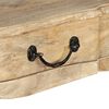 vidaXL Konzolna mizica trden mangov les 120x50x80 cm