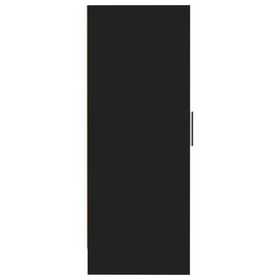 vidaXL Omarica za čevlje črna 32x35x92 cm iverna plošča