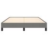 vidaXL Posteljni okvir brez vzmetnice temno siv 140x190 cm blago